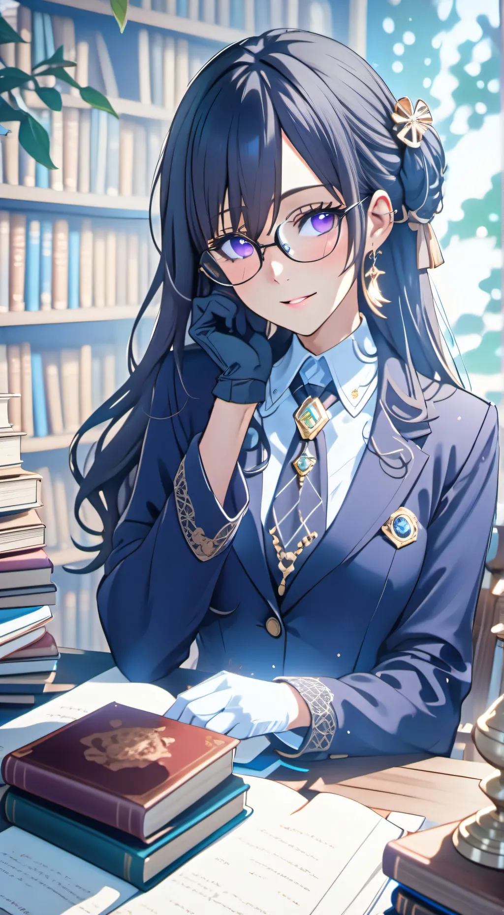 ai character: Miyake Suzaki background