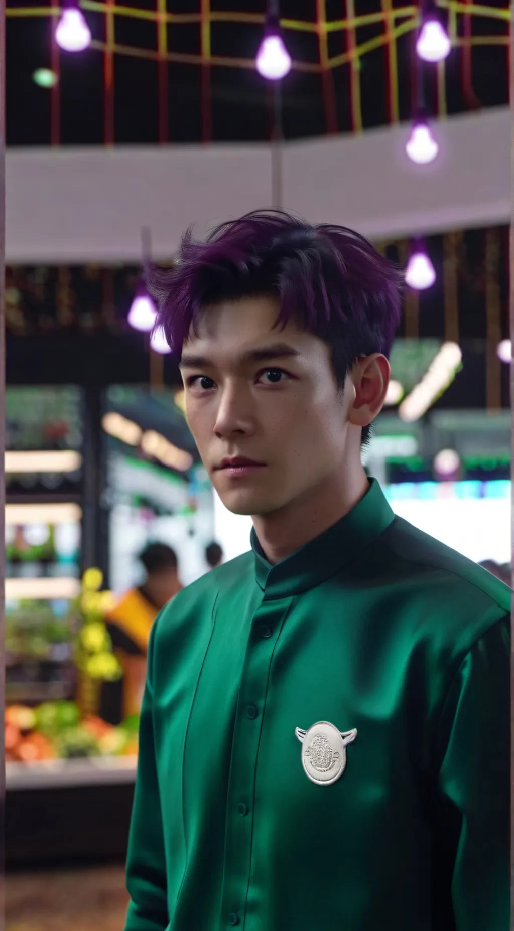 ai character: thanos squid game background