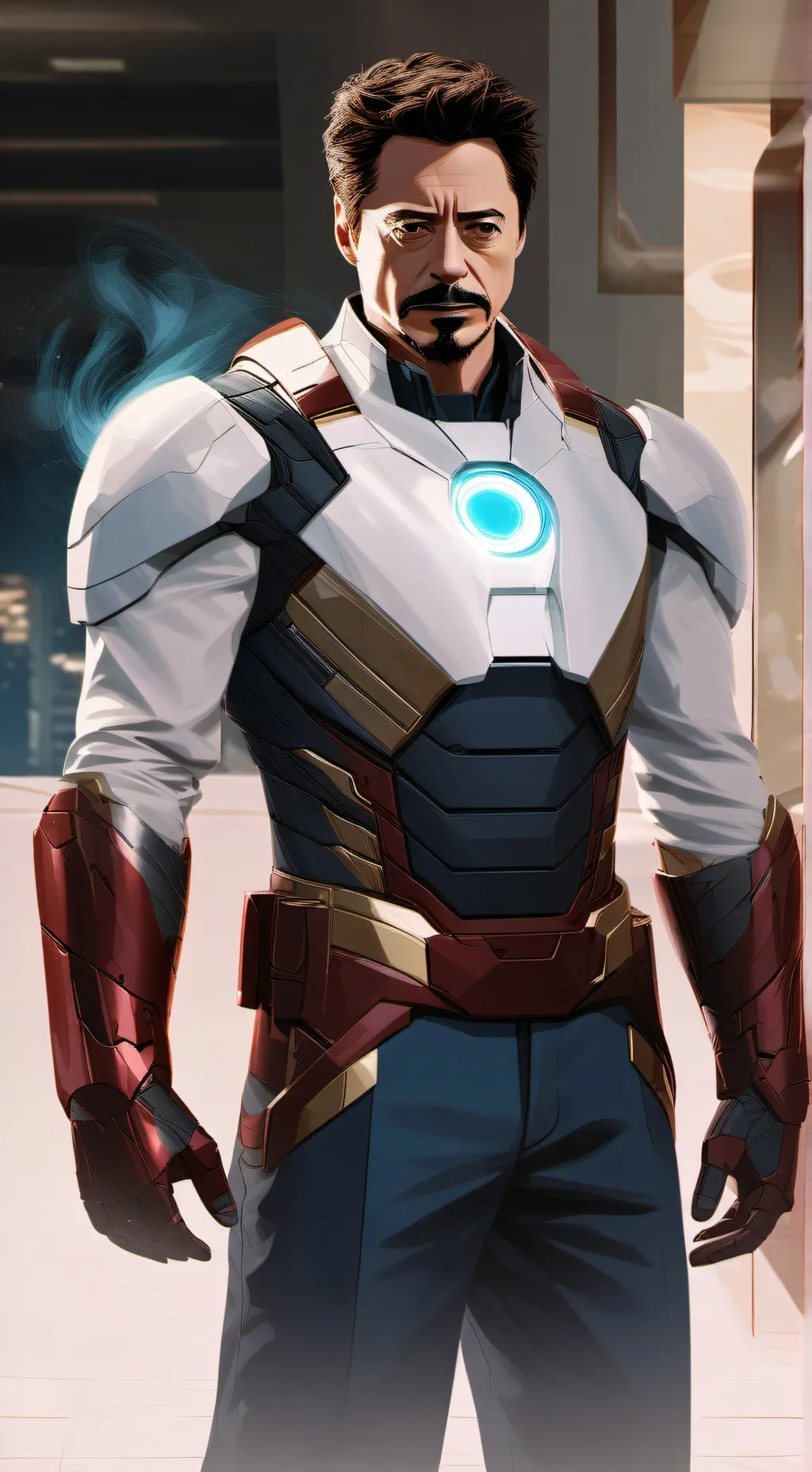 ai character: tony's funerul background