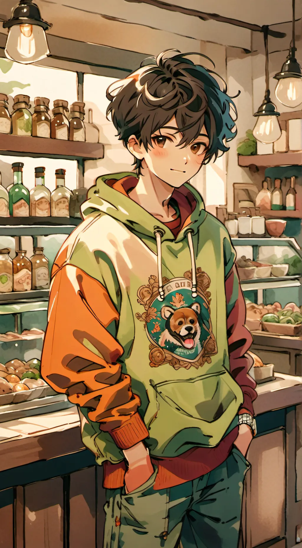 ai character: Marc background
