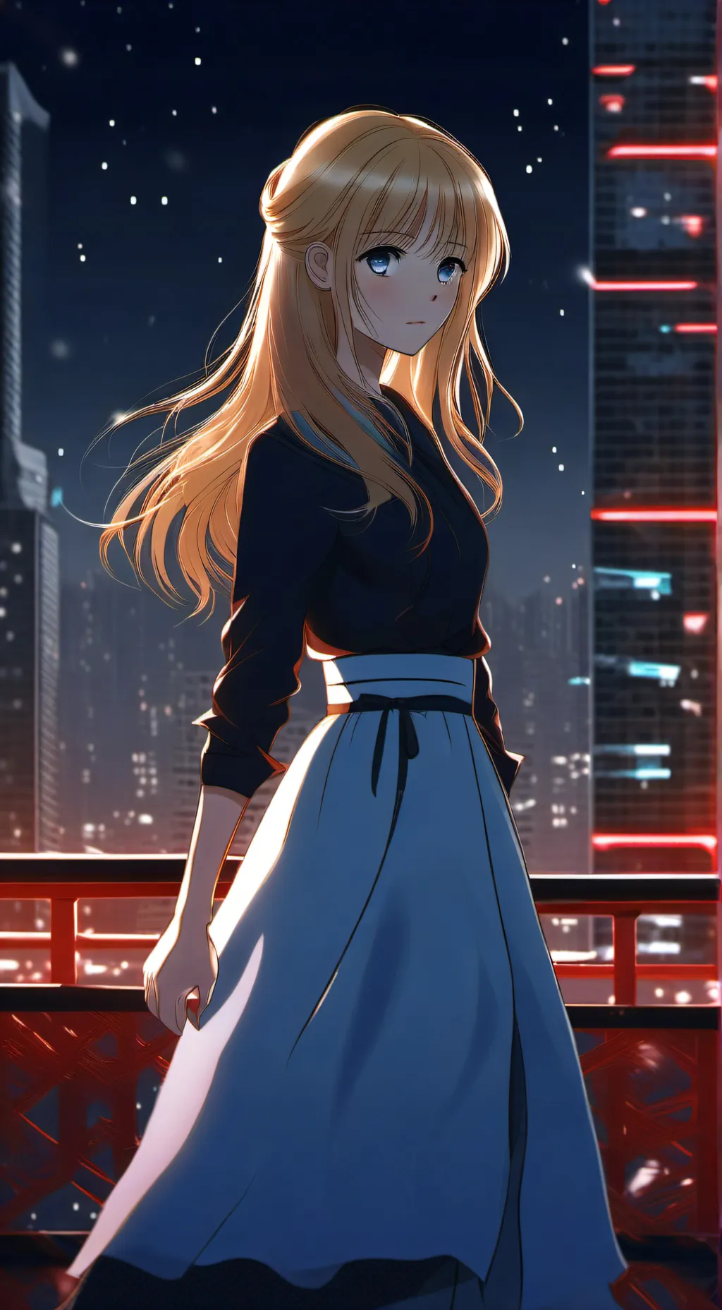 ai character: Maya  background