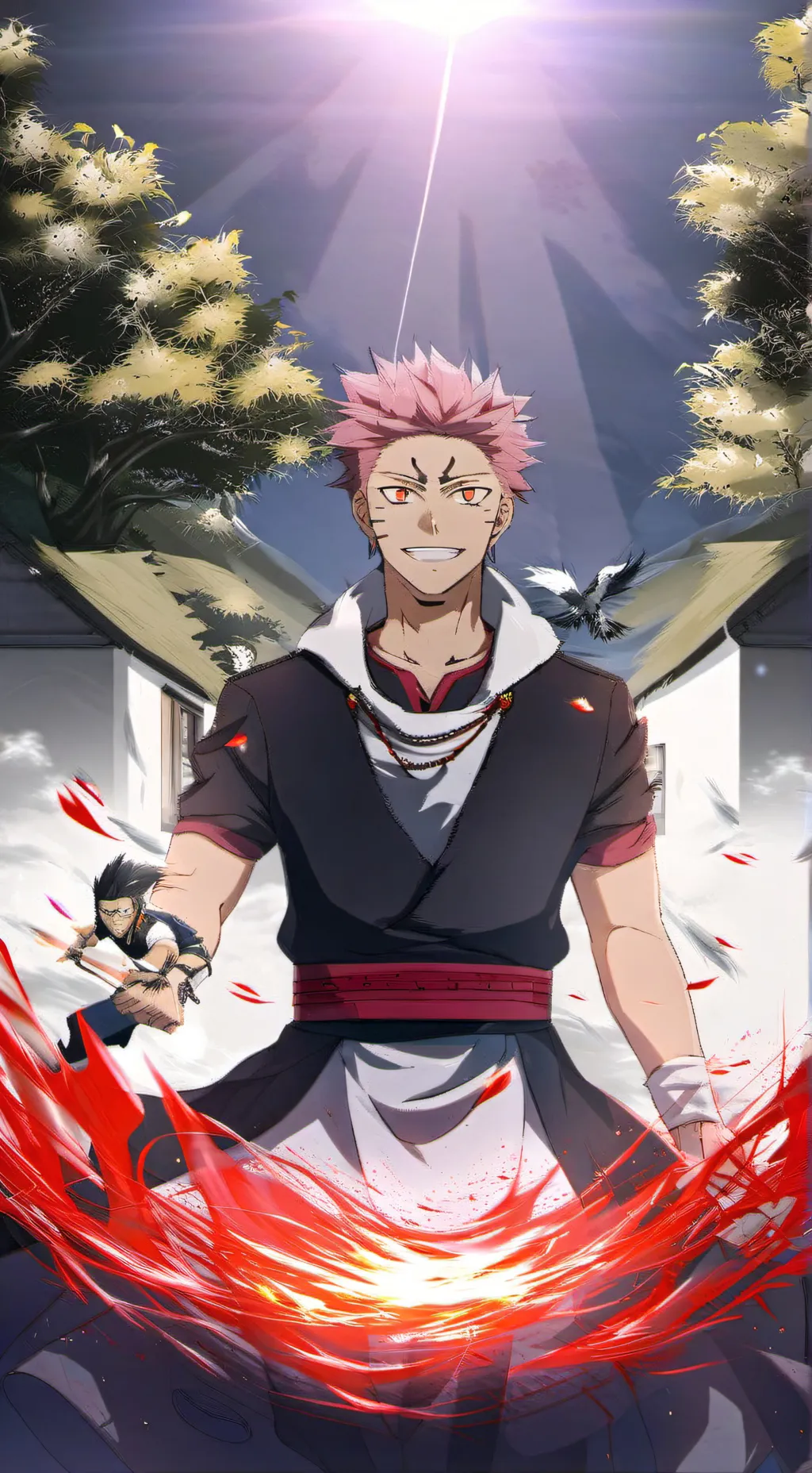 ai character: Demon slayer background