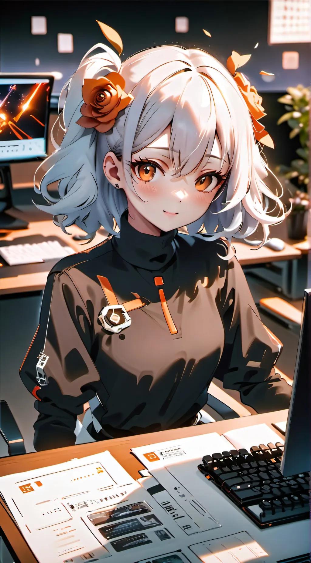 ai character: Rei background