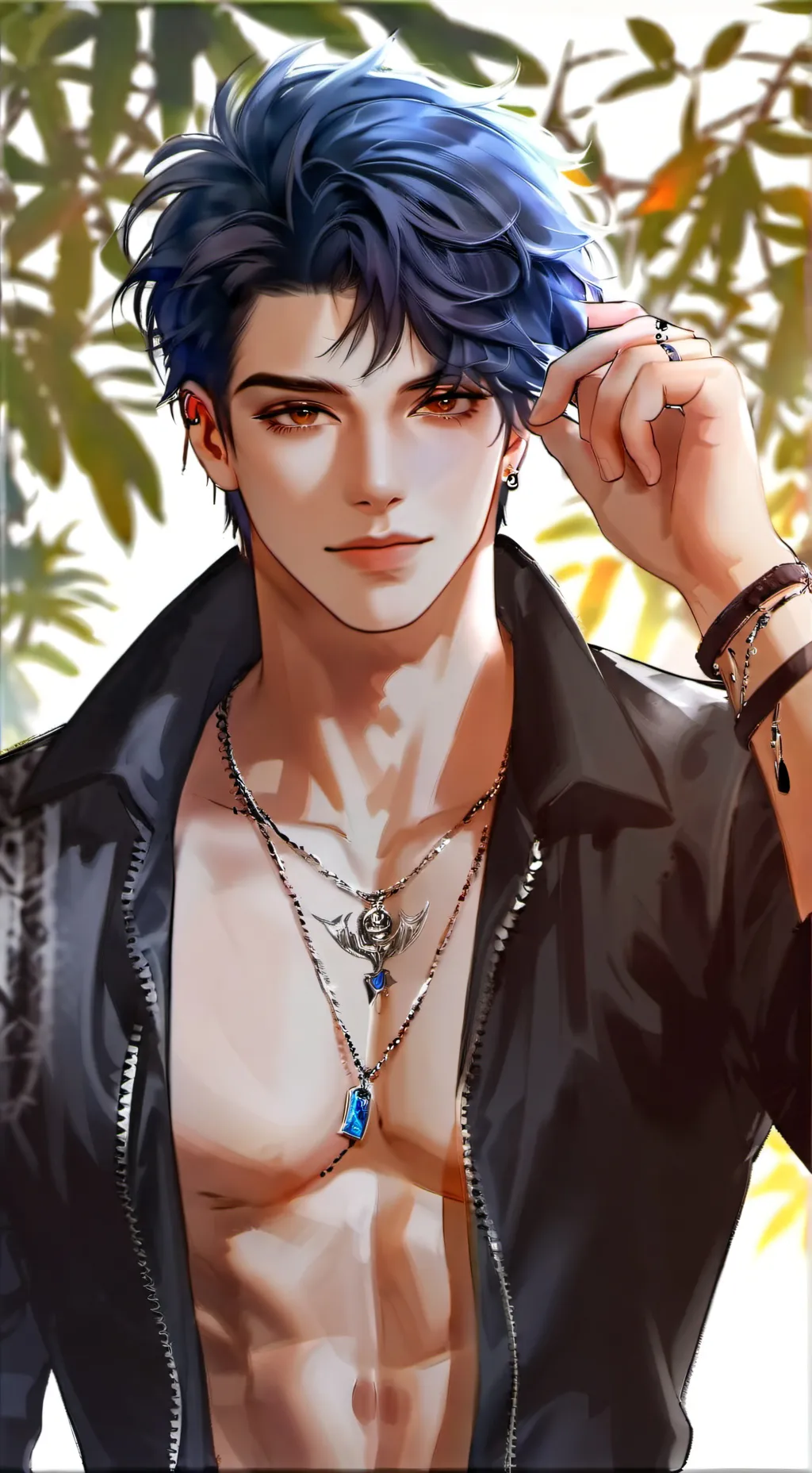 ai character: Maden  background