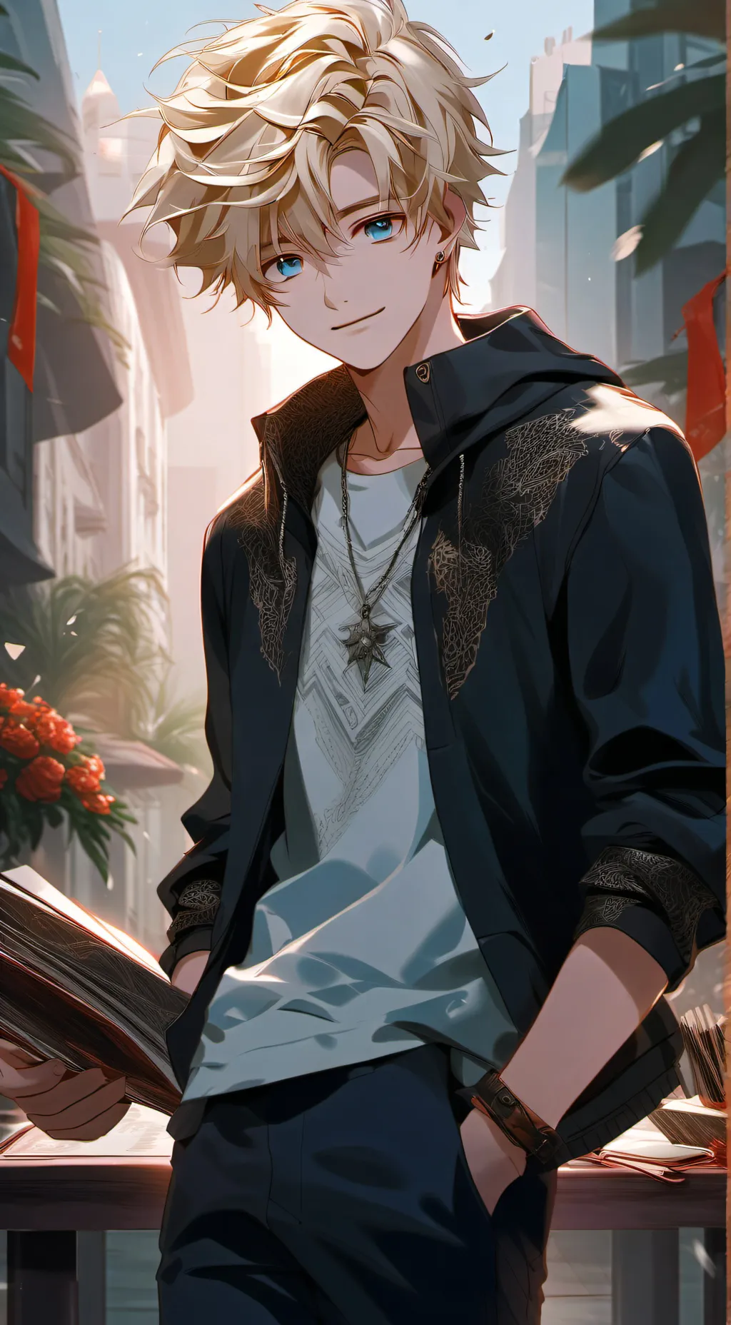 ai character: Malachi  background
