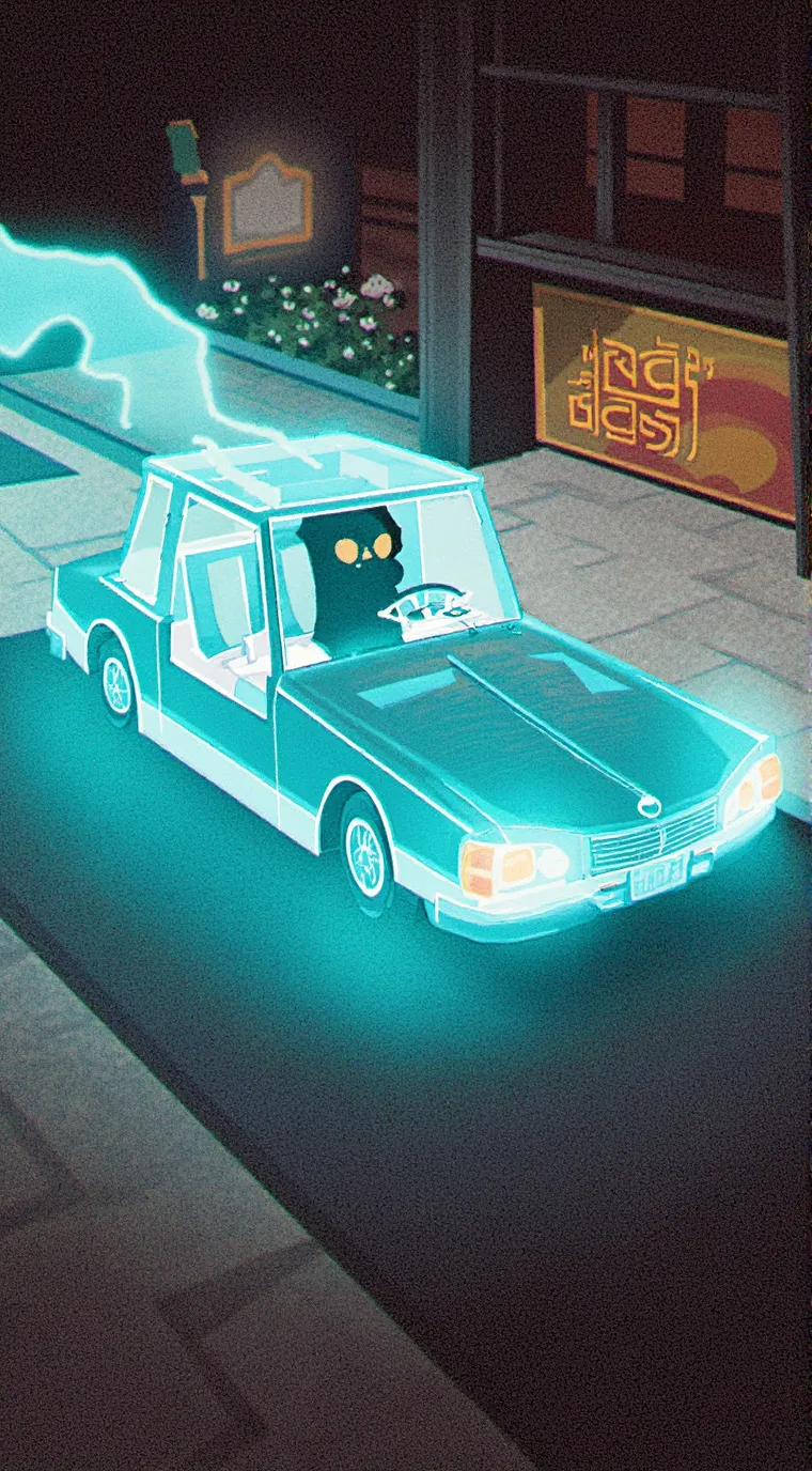 ai character: voiture  Horreur  background