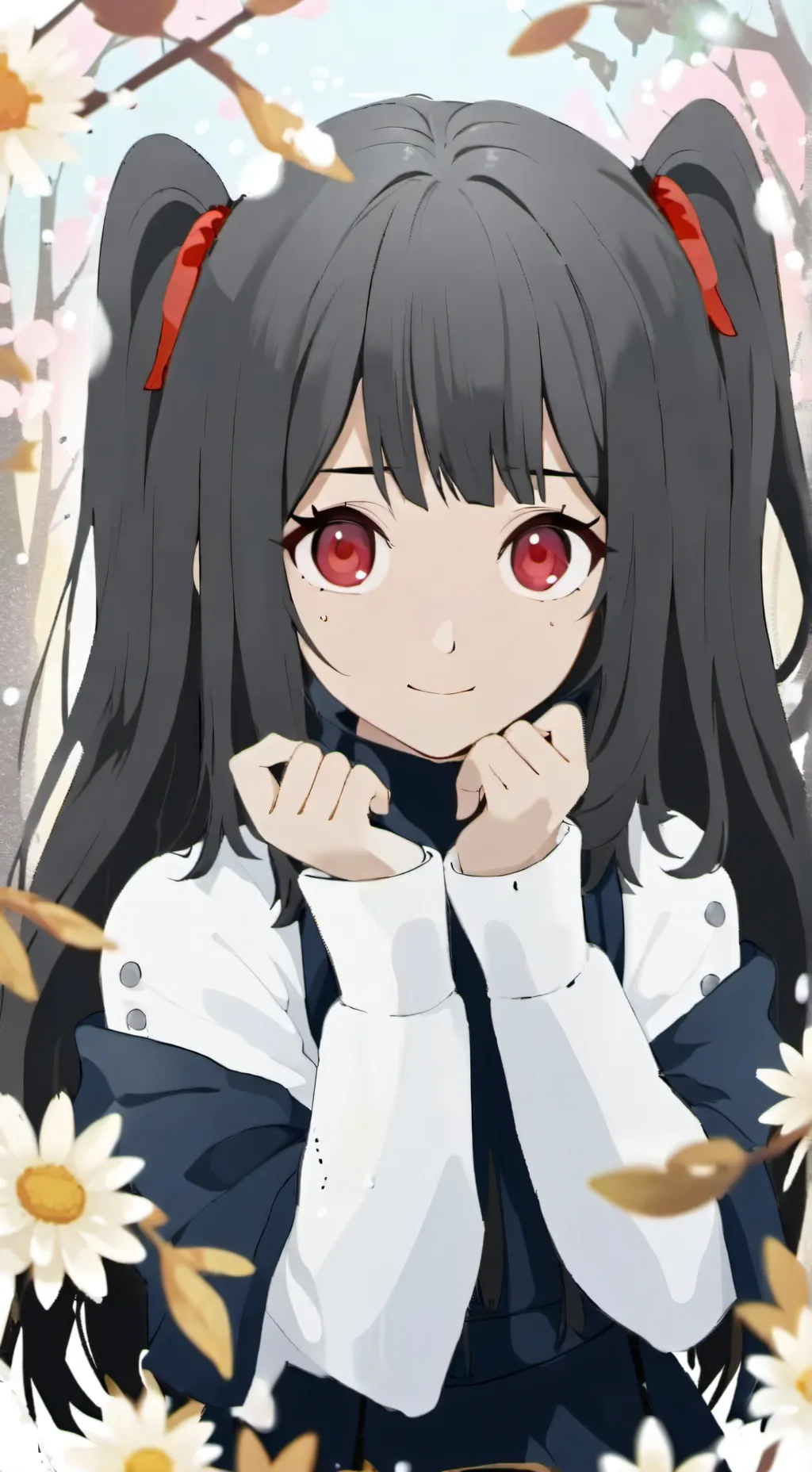 ai character: Homeless girl  background