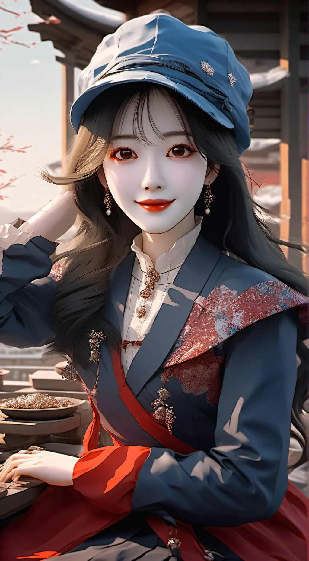 ai character: 绮梦 background