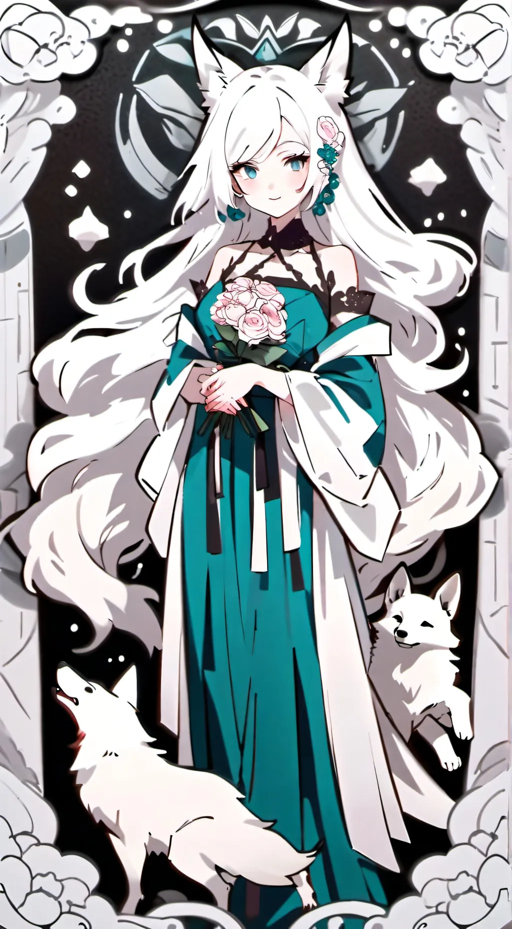 ai character: wolf giyuu background