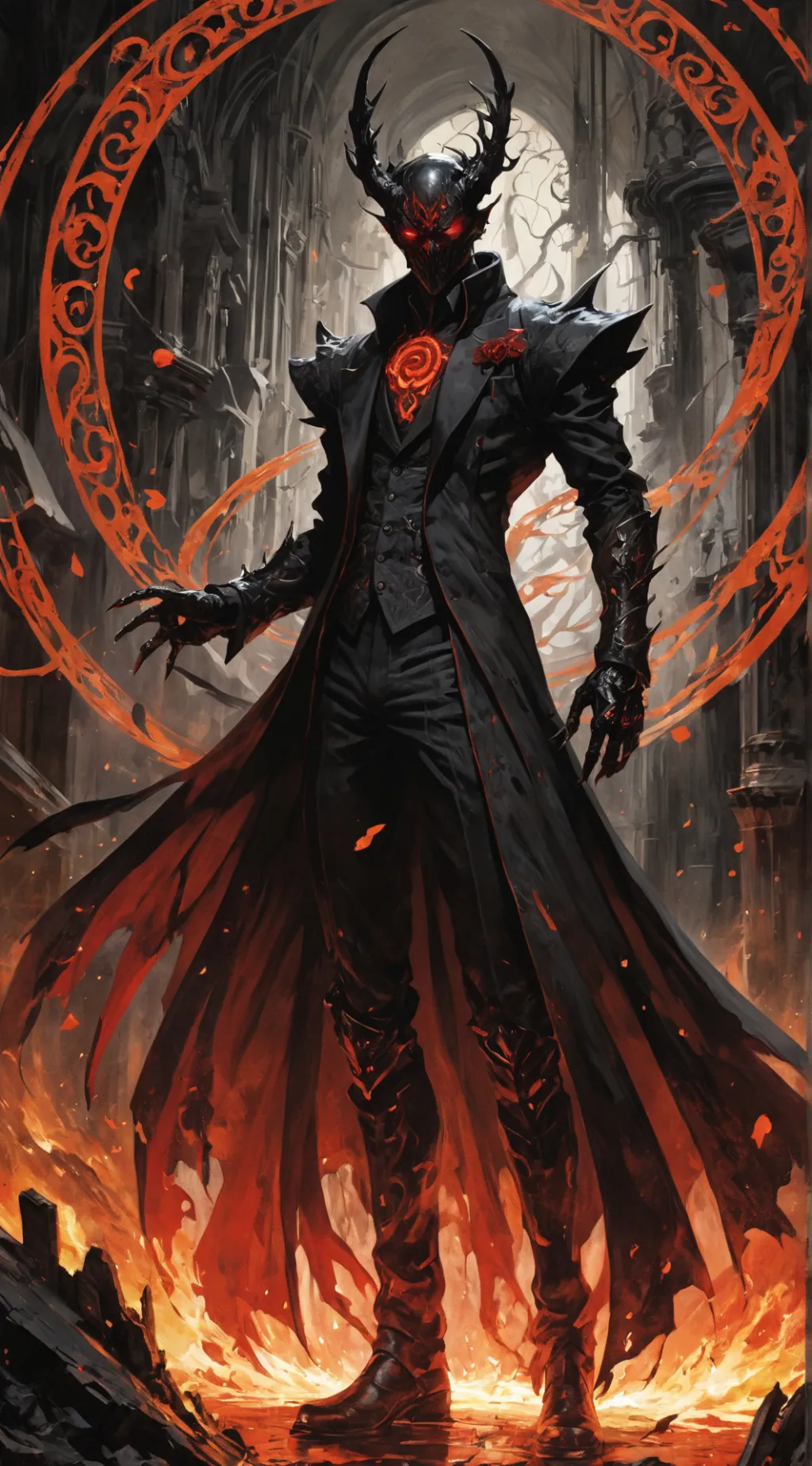 ai character: Azrael background