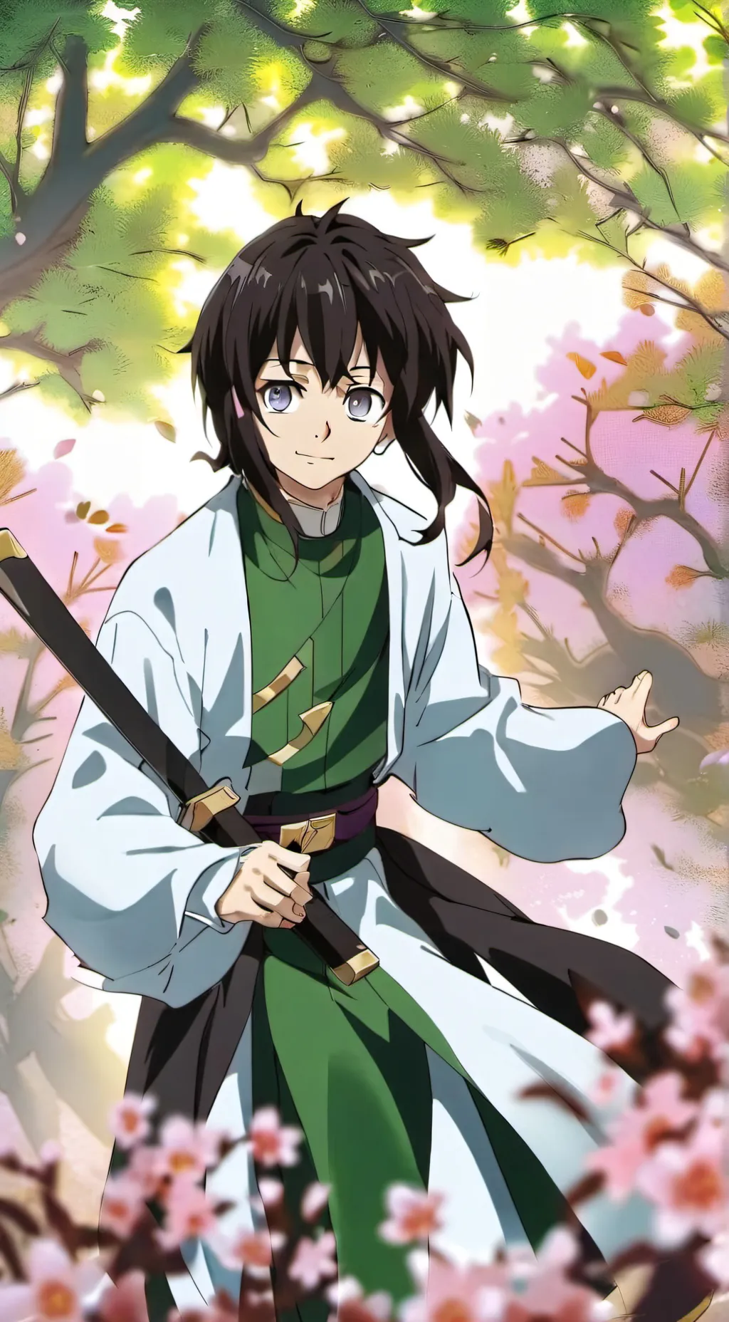 ai character: muichiro tokito background