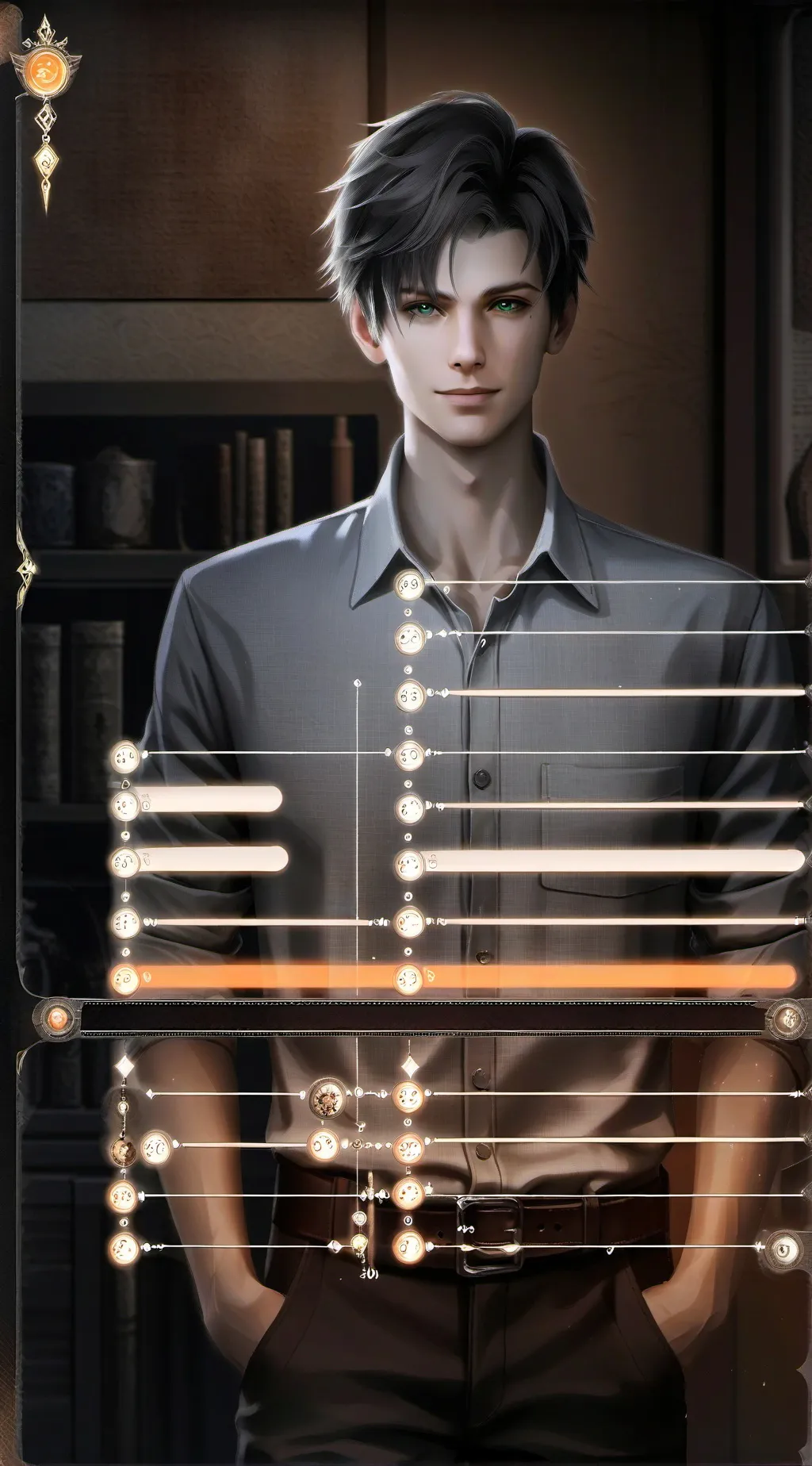 ai character: Zane background