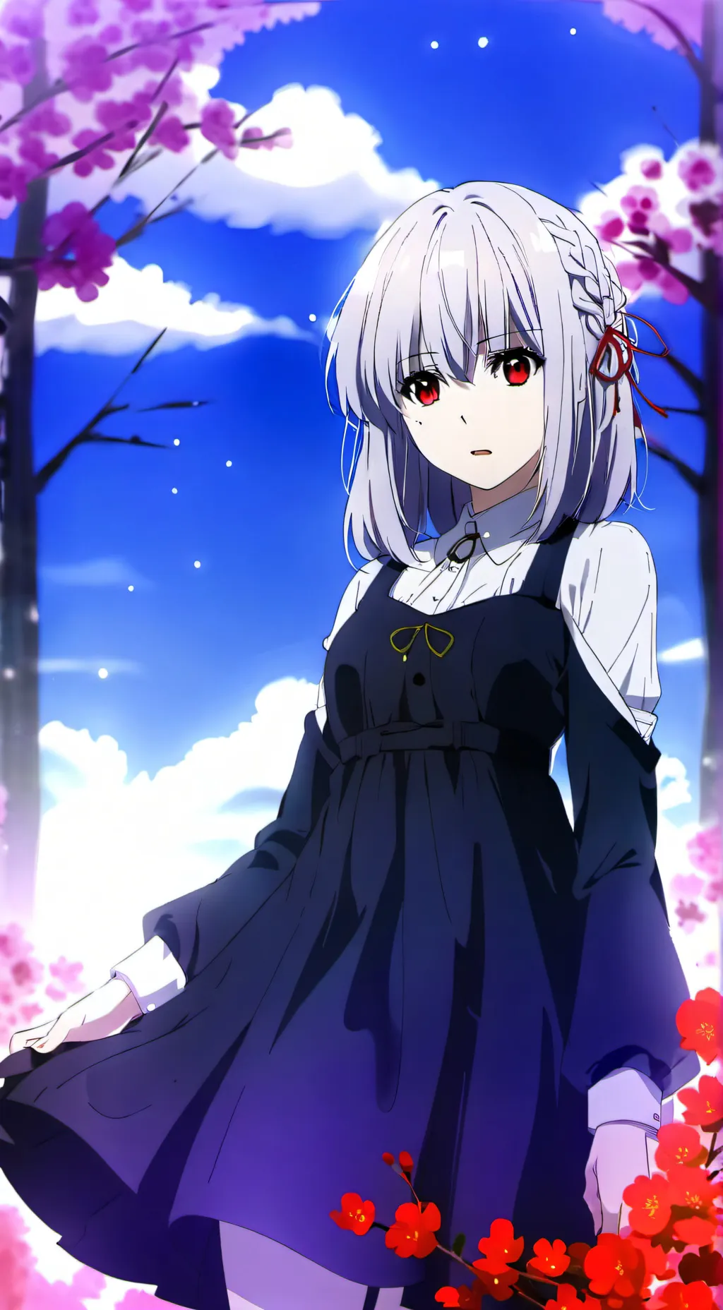 ai character: Luminous Valentine background