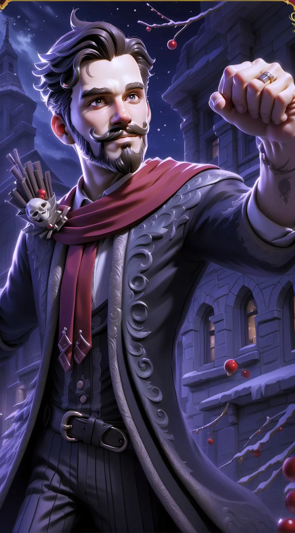 ai character: strong guy background