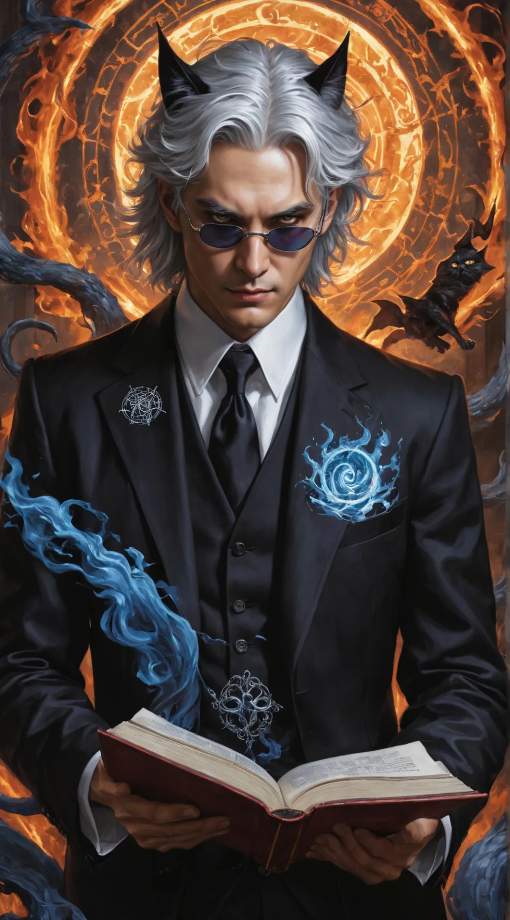 ai character: Azrael background