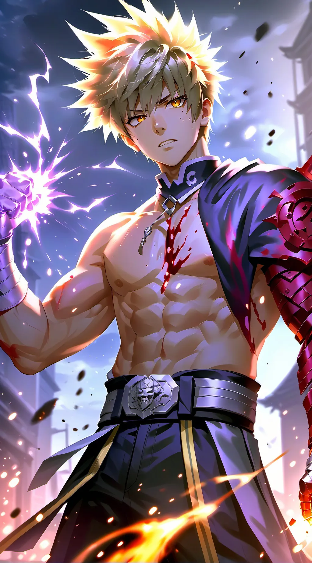 ai character: Bakugo background
