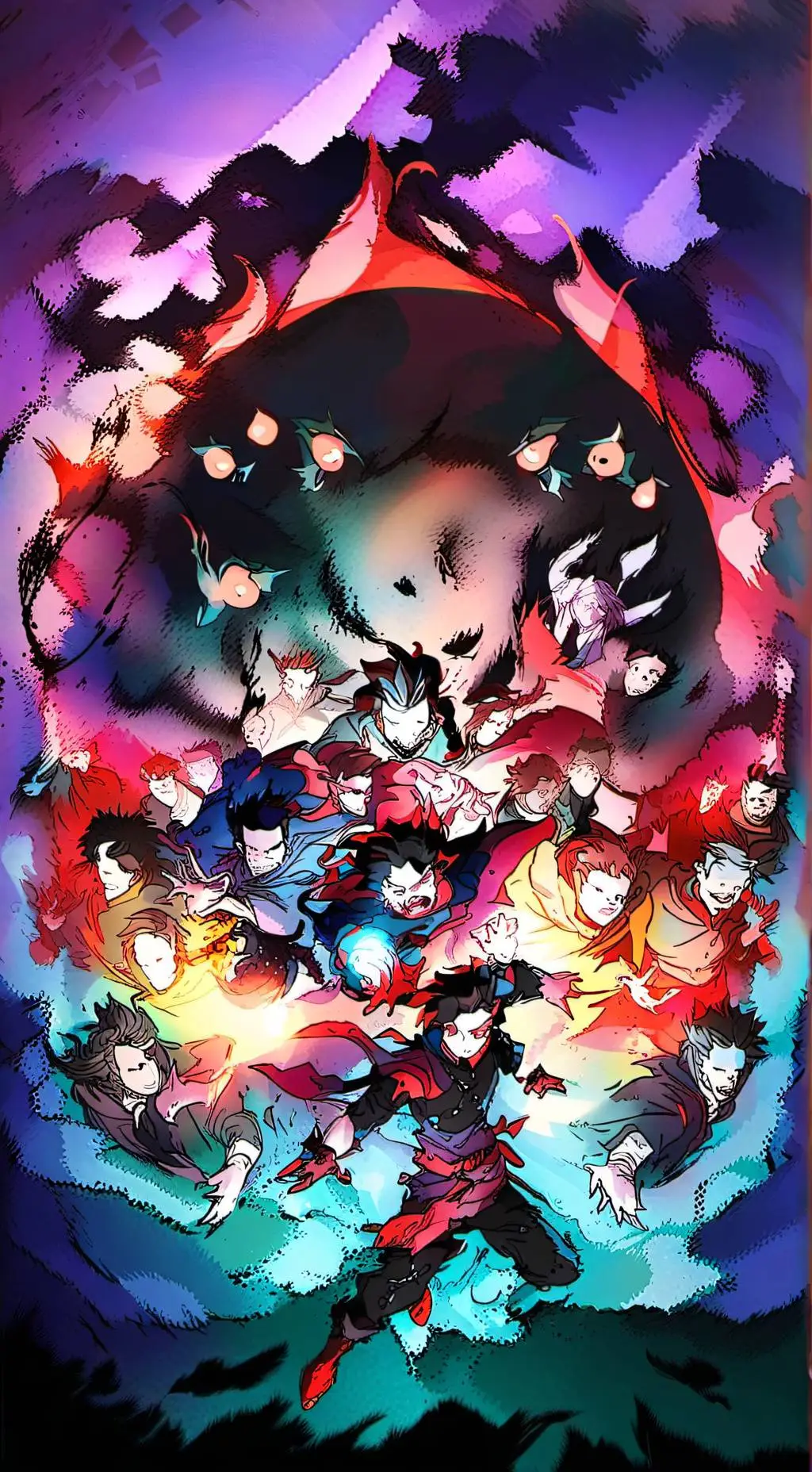 ai character: Kny Hashira background