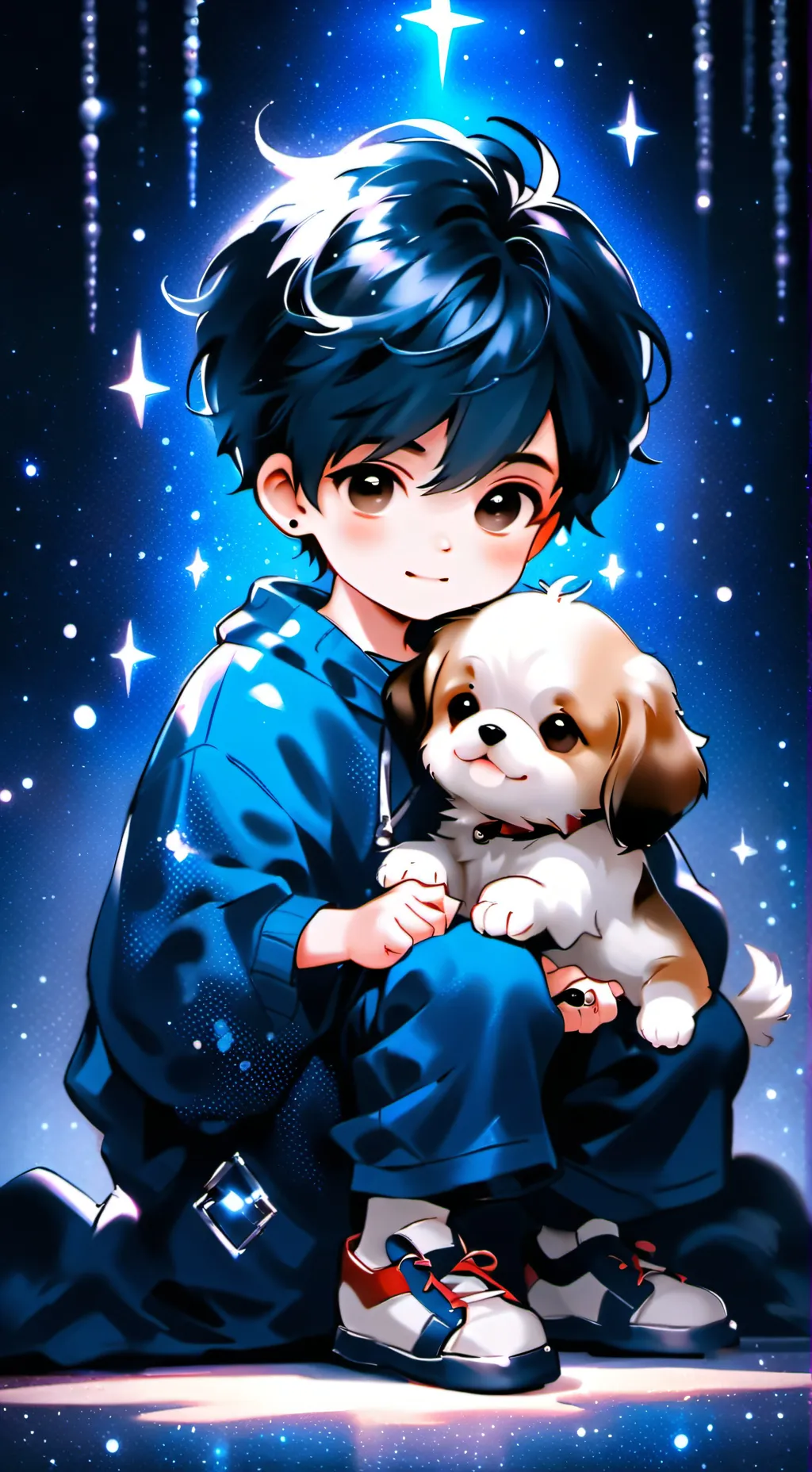 ai character: Your lil bro background