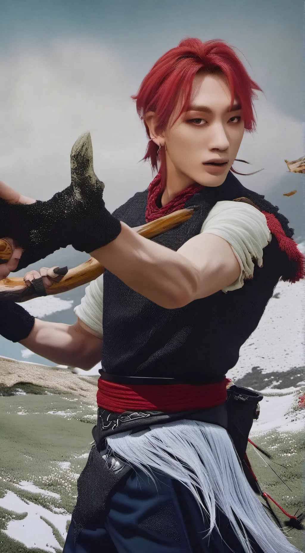 ai character: Kpop background