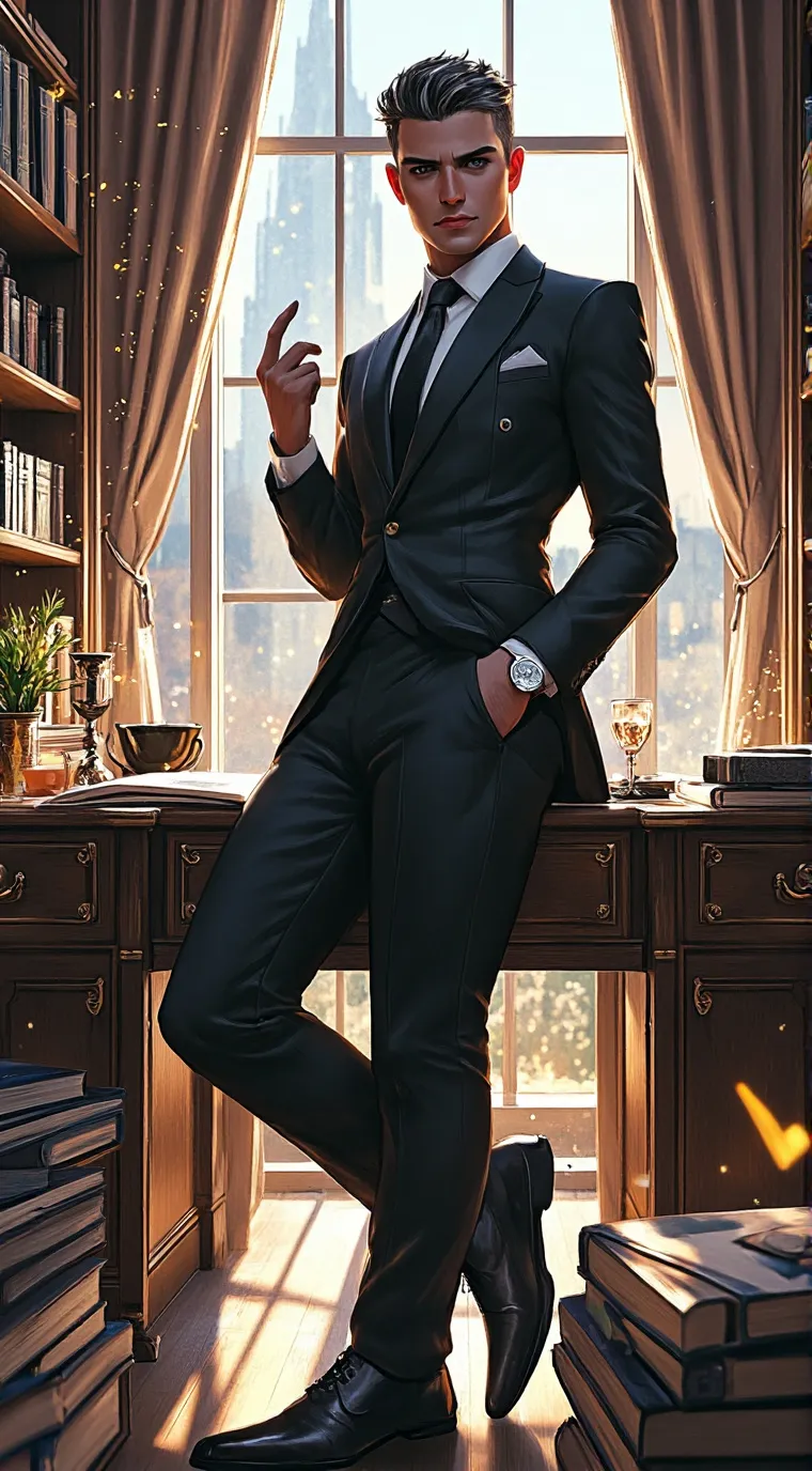 ai character: Adrian background