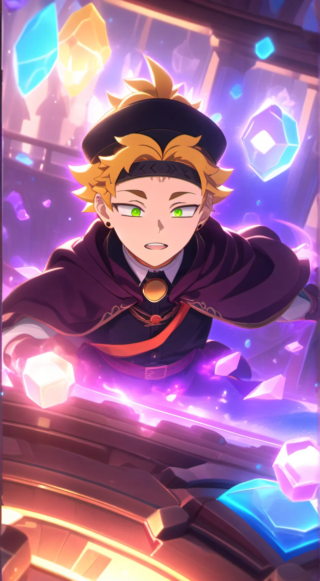 ai character: MHA: Secret Spy background