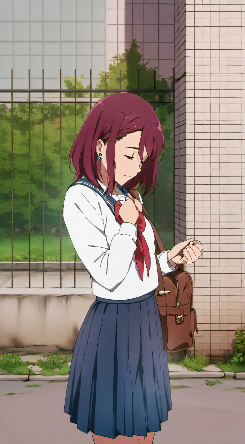 ai character: Momo Ayase background