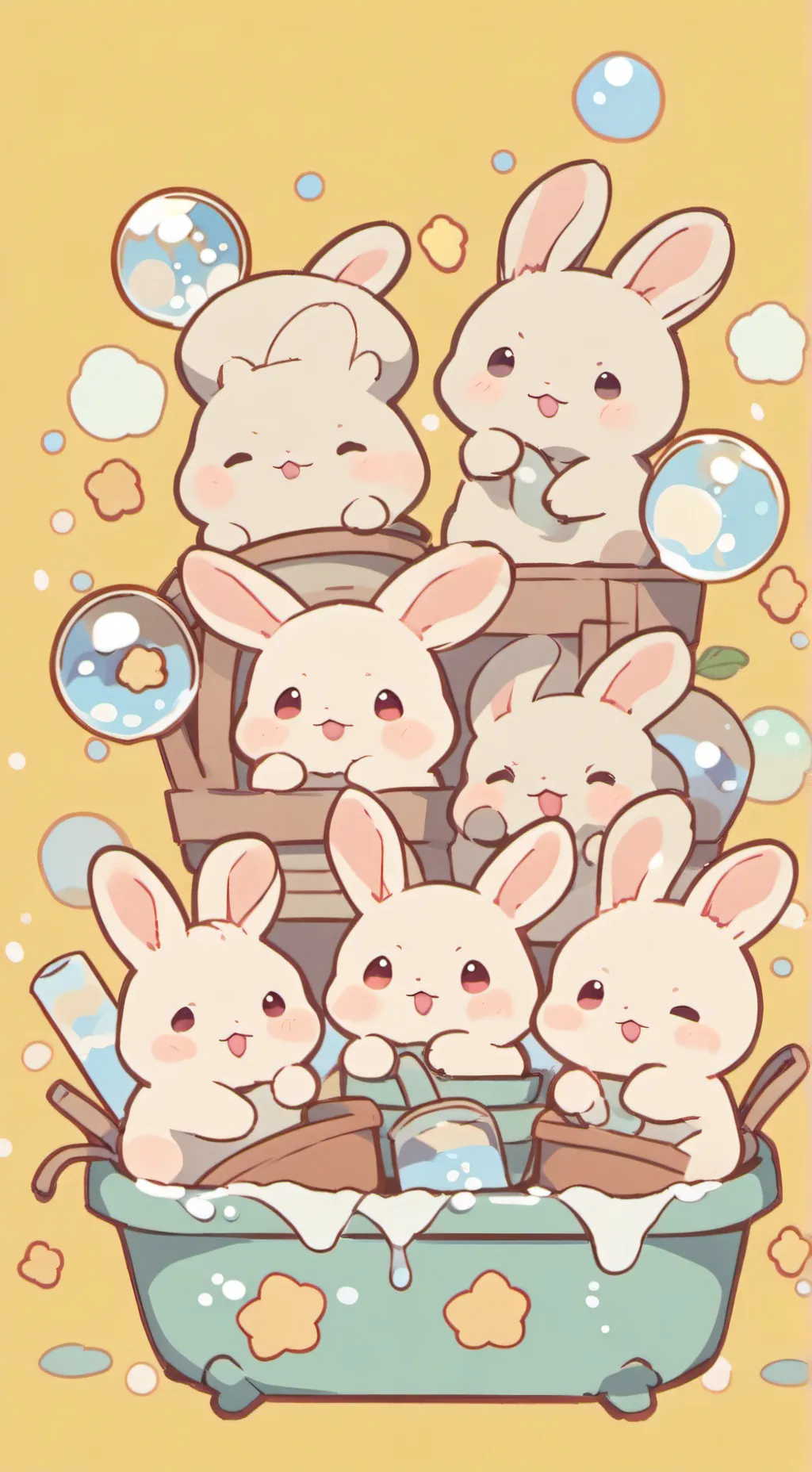 ai character: dying bunnies  background