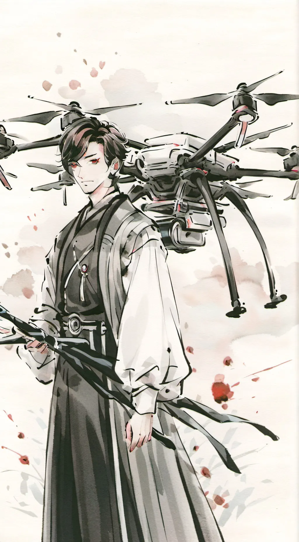 ai character: murder drones background
