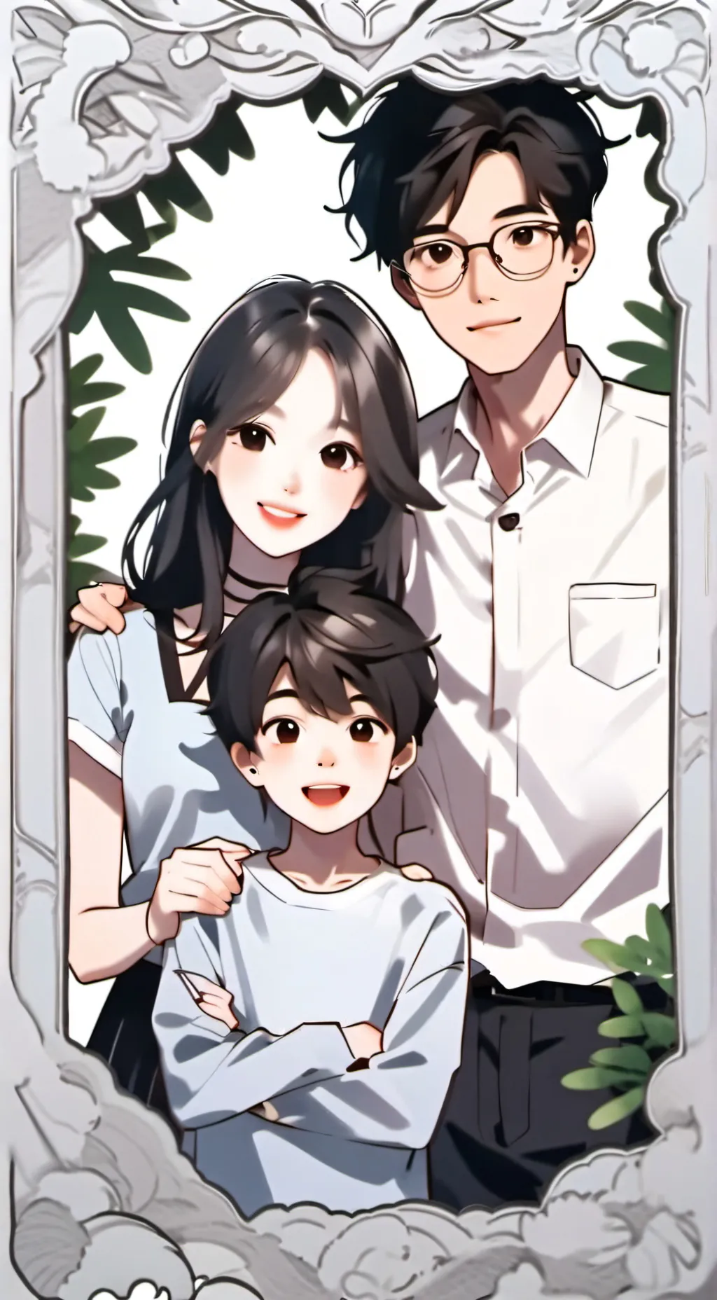 Talkie AI - Chat with the family of 3 