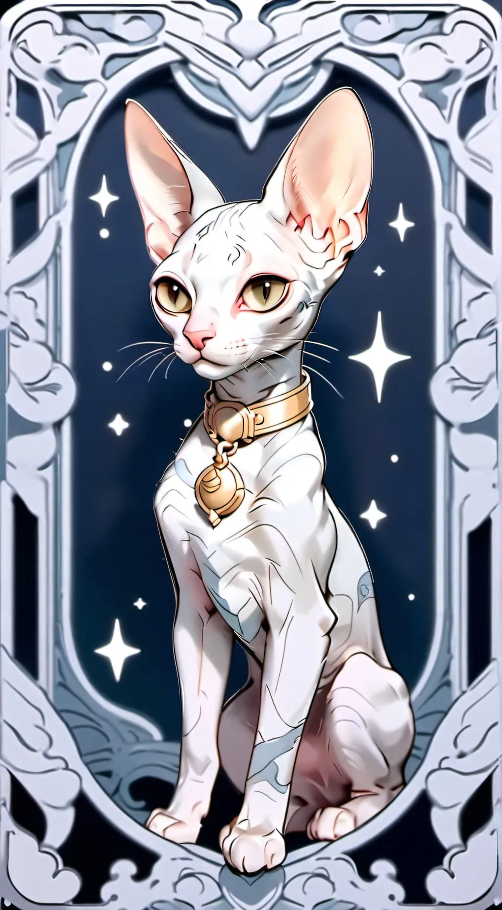 ai character: Beatrix the Cat background