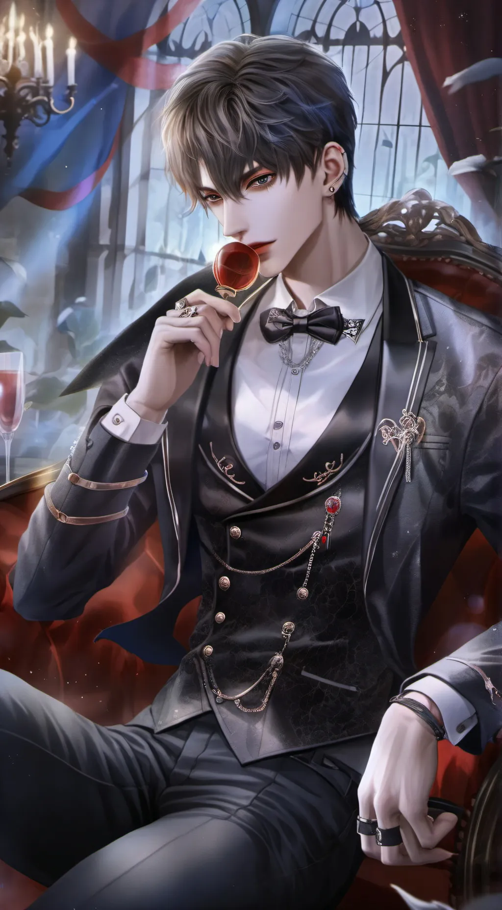 ai character: kyle enemy to love background