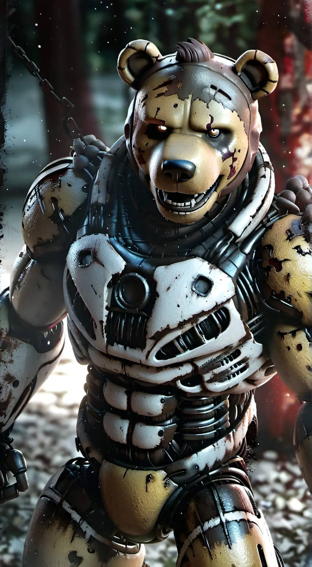 ai character: Freddy Fazbear background