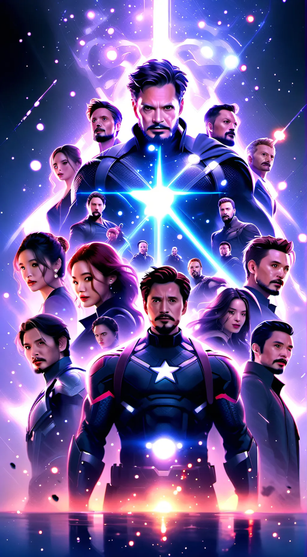 ai character: Avengers 5 background