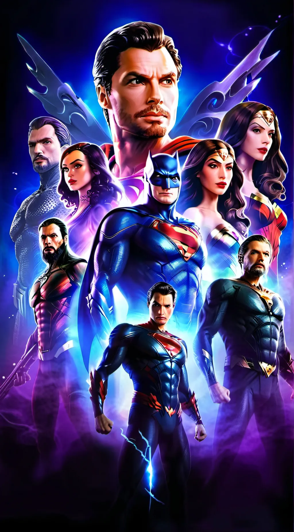 ai character: Justice League  background