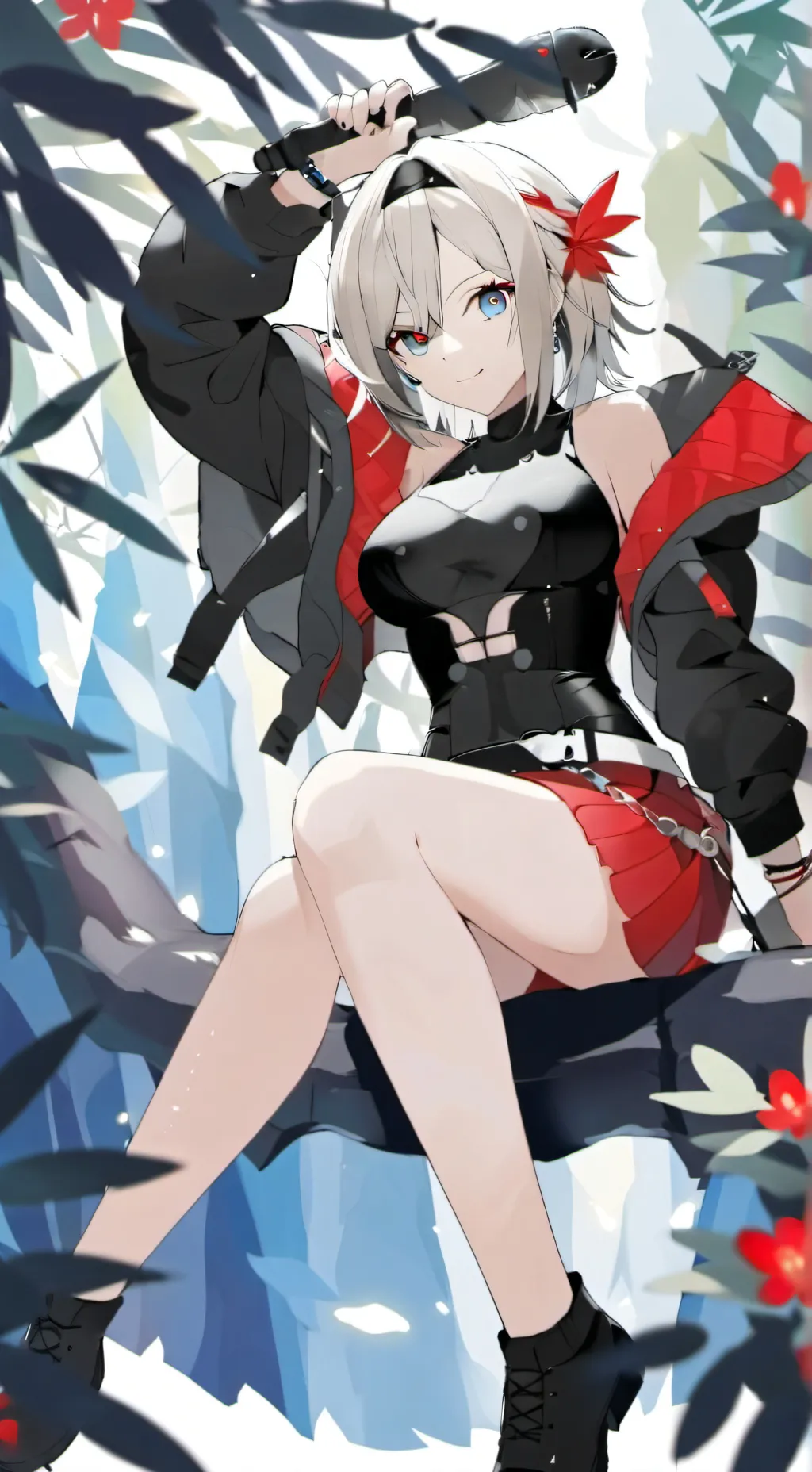 ai character: Luna  background