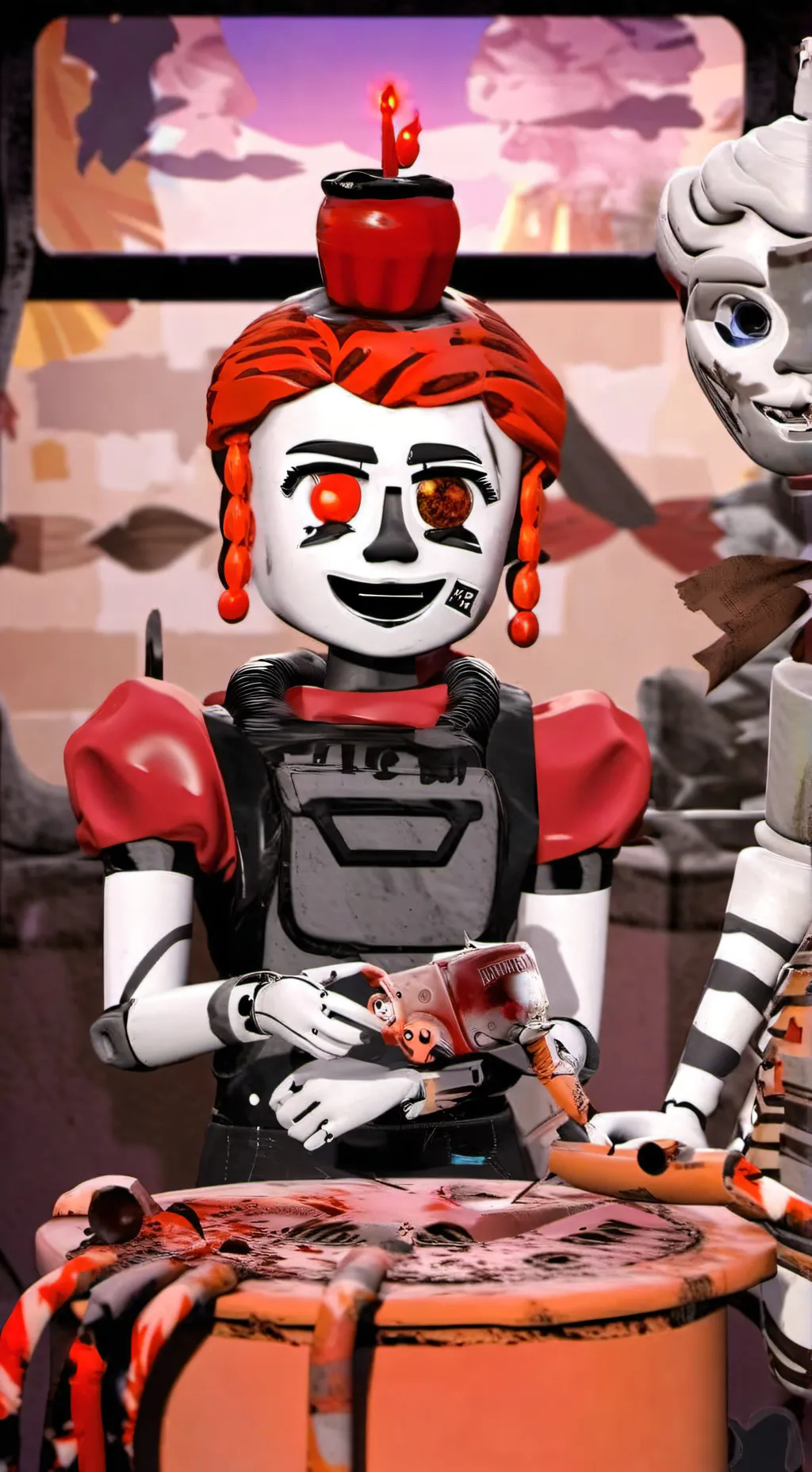 ai character: cbpw  background