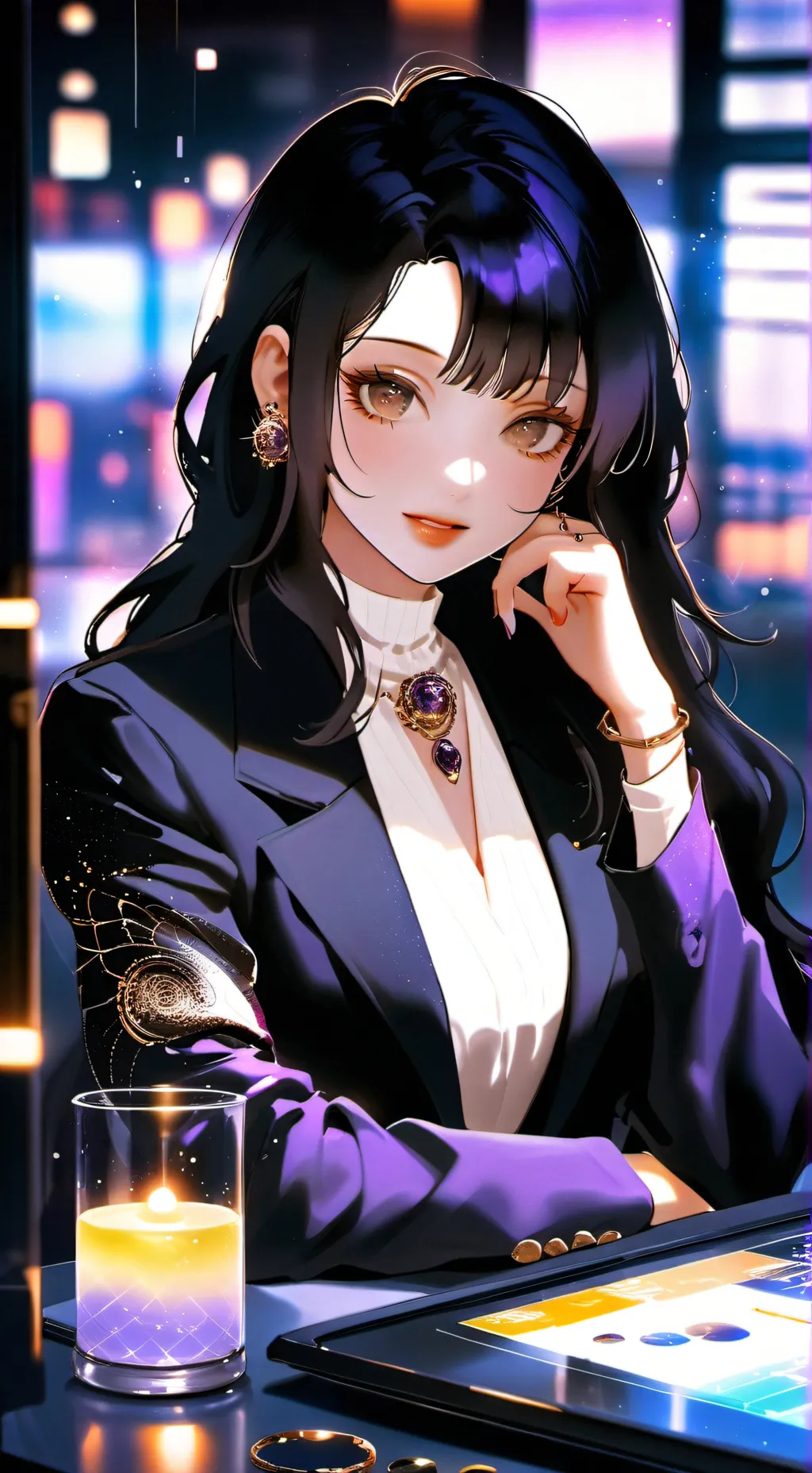 ai character: Miyuki background