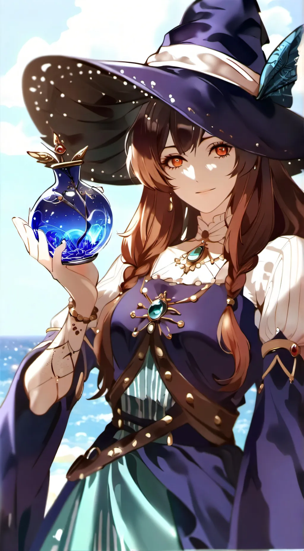 ai character: Serena  background