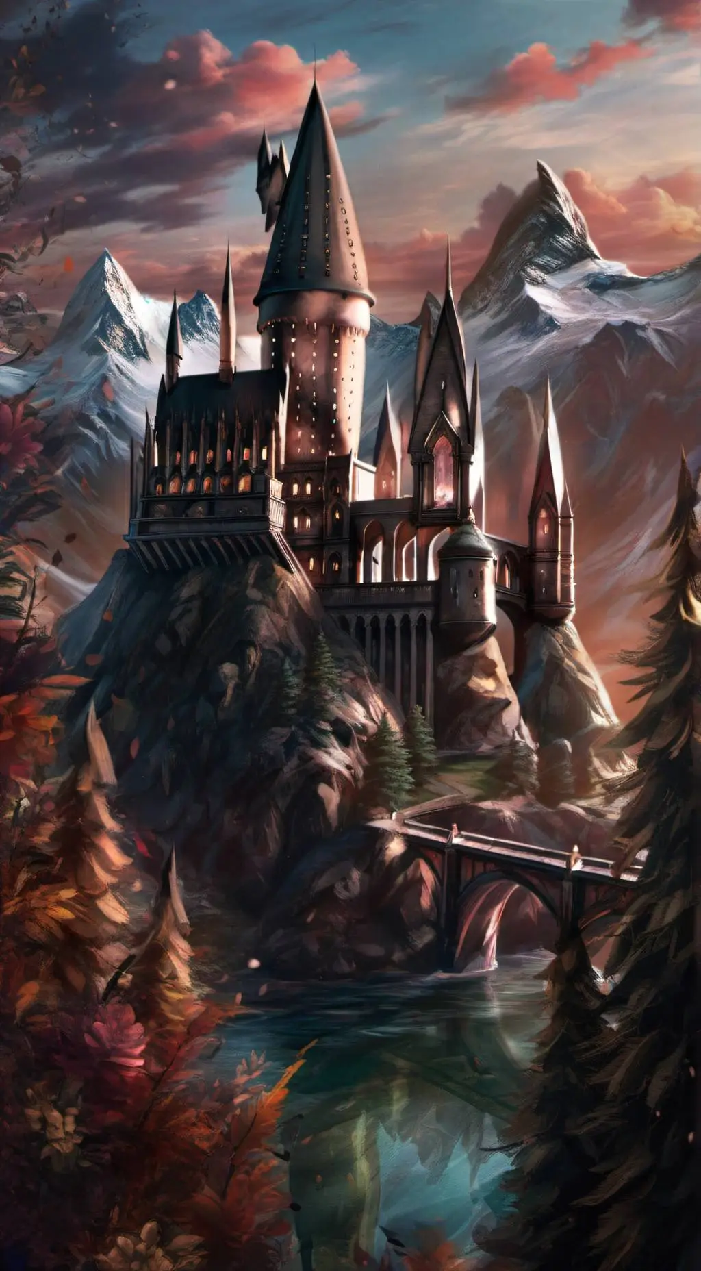 ai character: ᯓhogwarts🧹 background