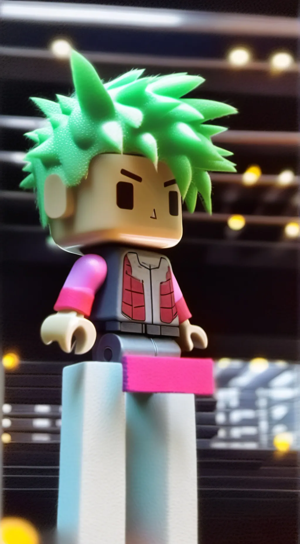 ai character: Lego background