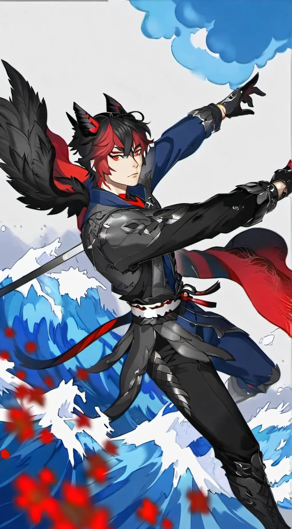 ai character: Shadow x sonic  background