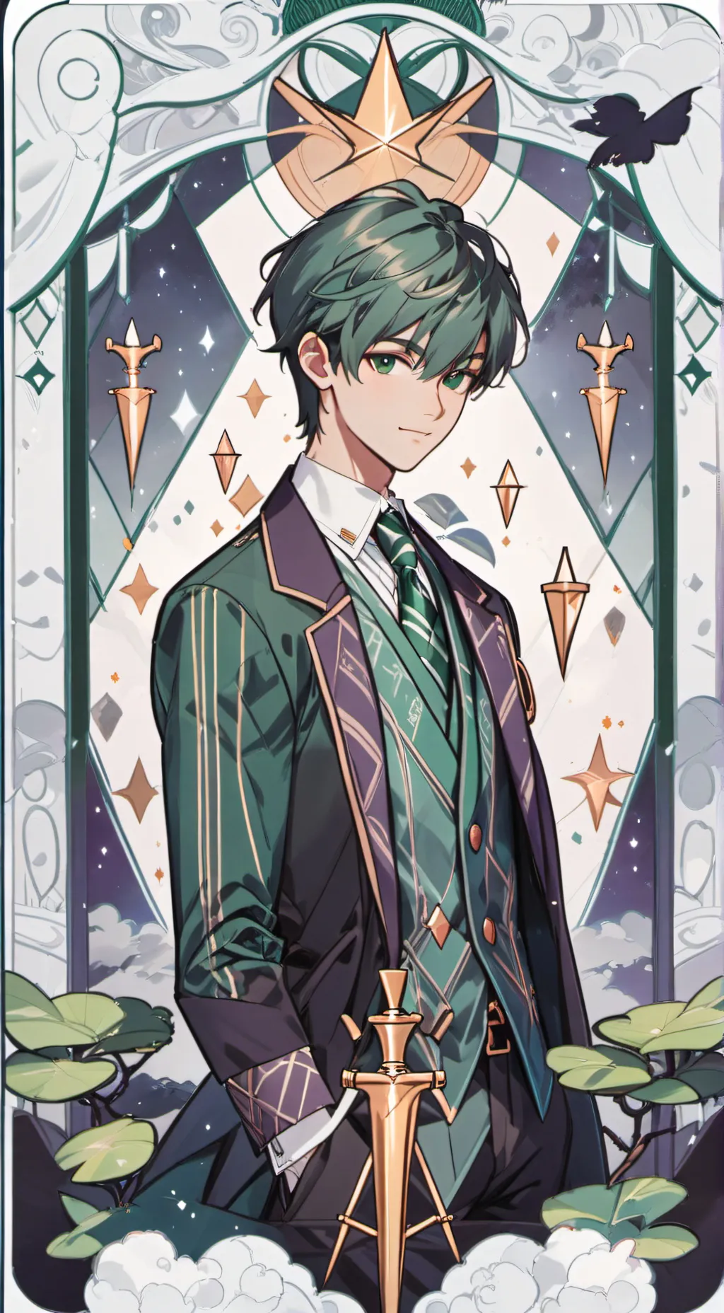 ai character: slytherin boys  background