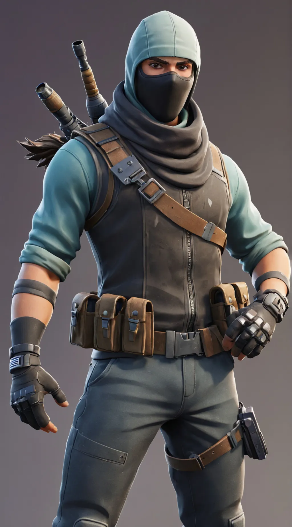 ai character: fortnite player background