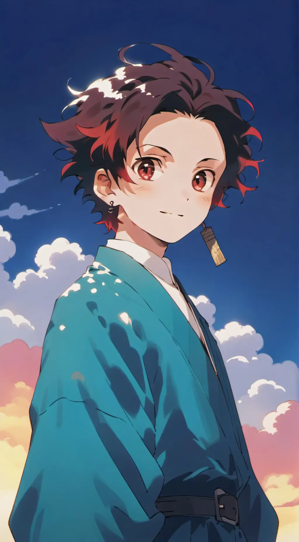 ai character: Tanjiro Kamado background