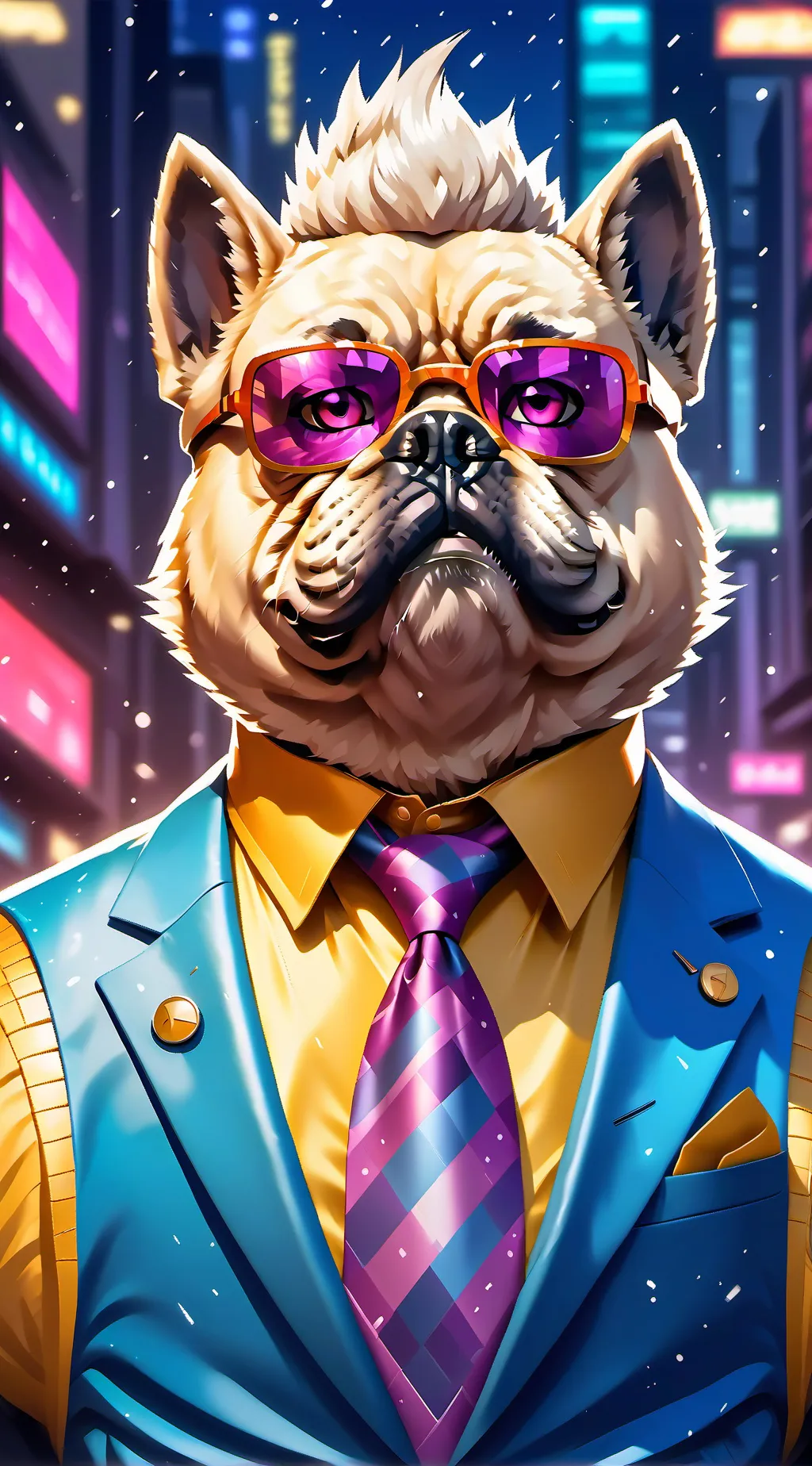 ai character: Helluva boss  background
