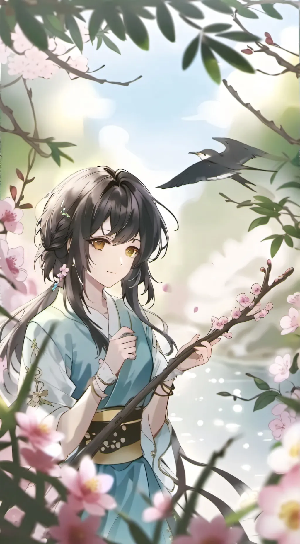 ai character: момо background