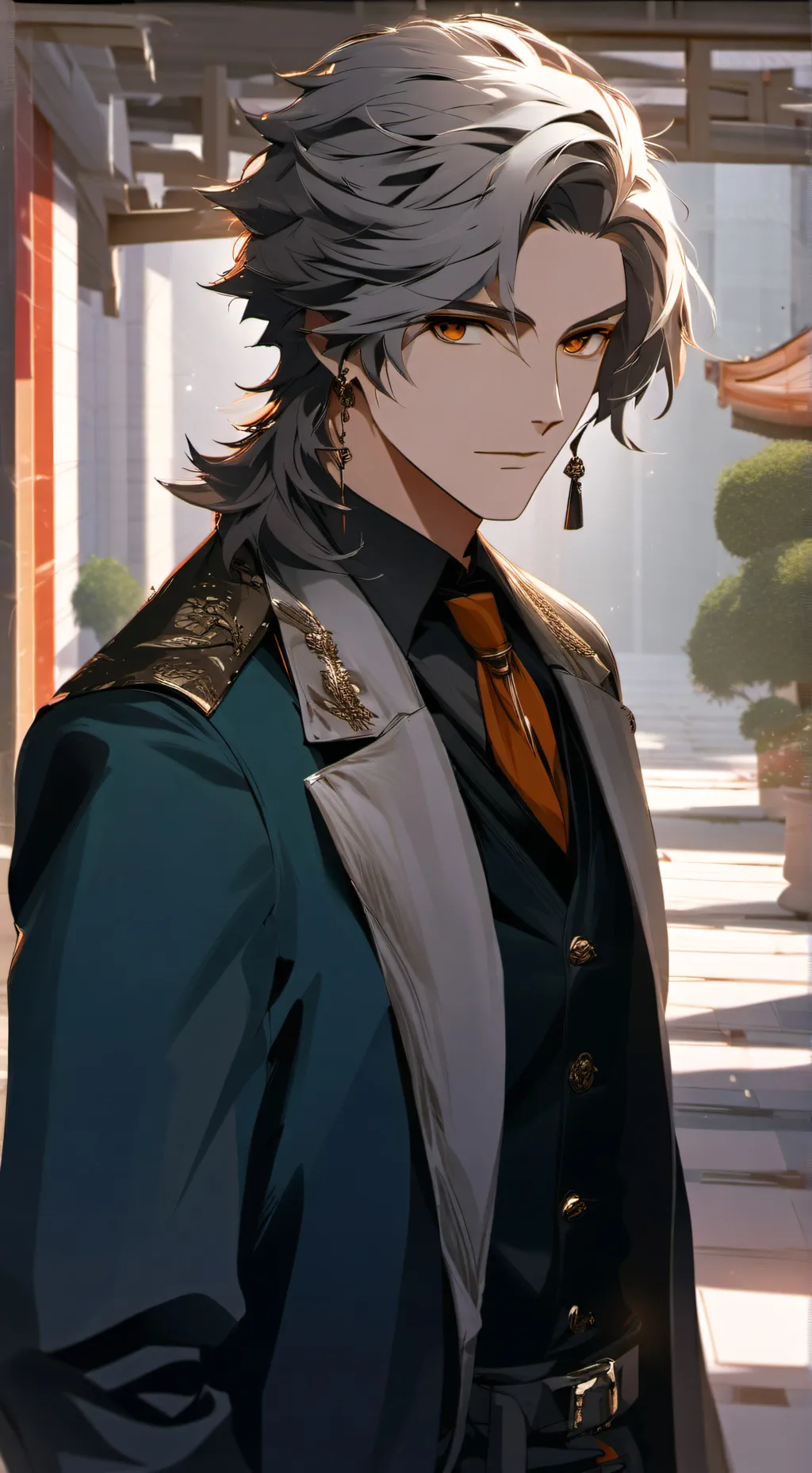 ai character: Derek  background