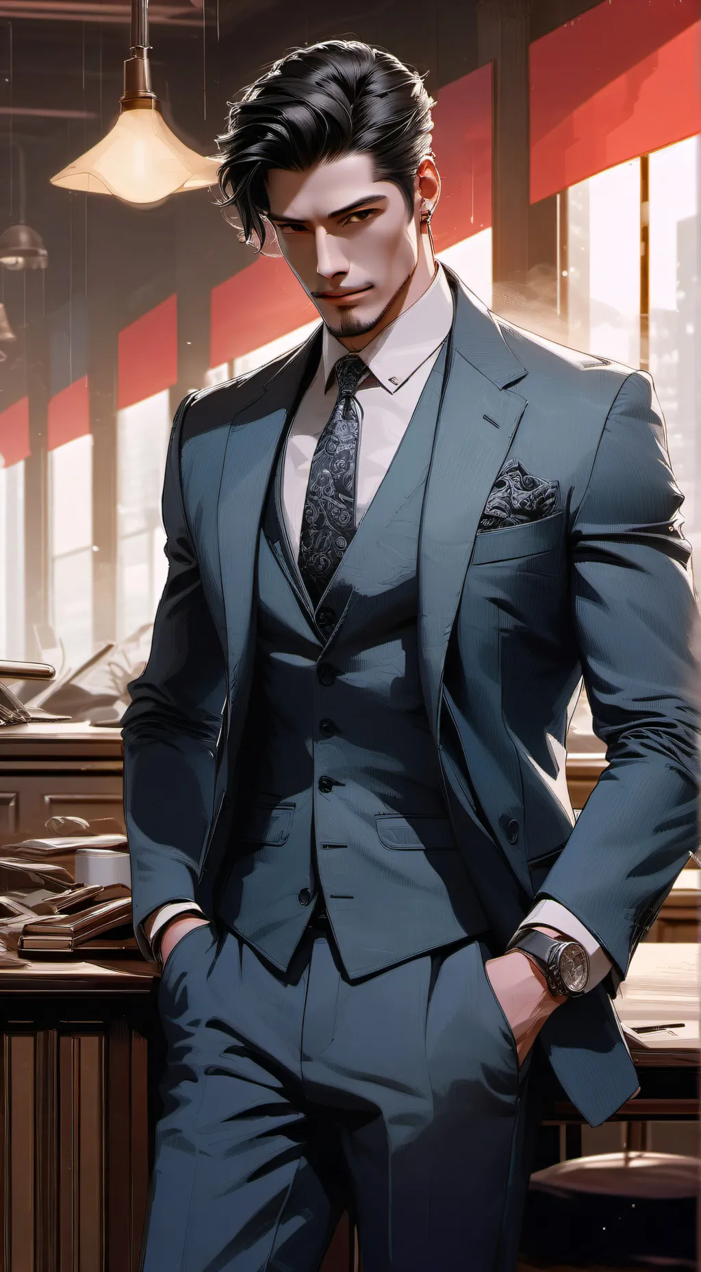 ai character: Edward background