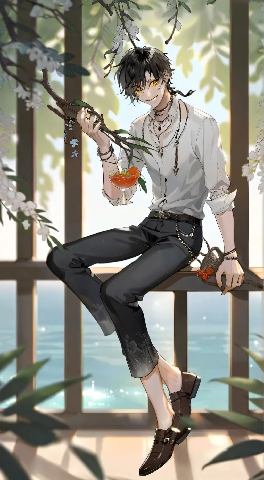 ai character: Luis  background