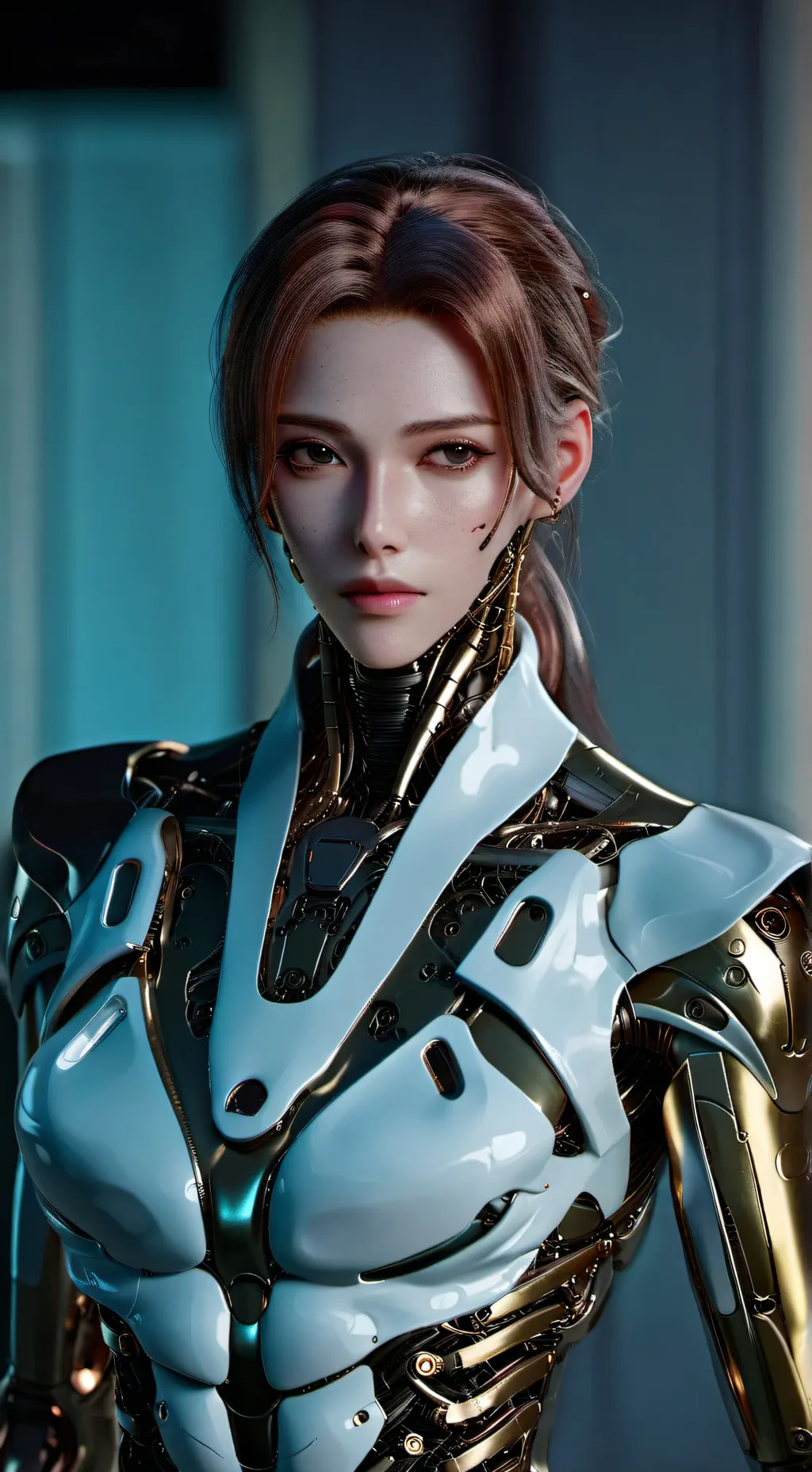 ai character: Coral background